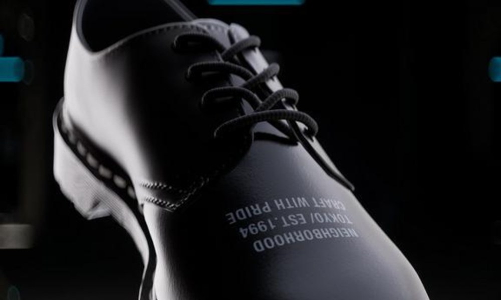 smooth leather oxford shoe