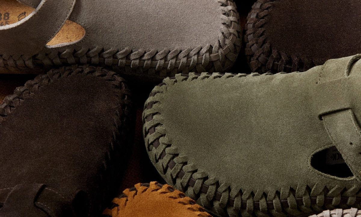 Birkenstock braided clogs close up