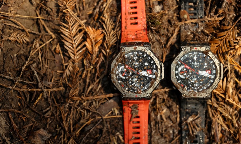 Amazfit-T-Rex-3-smartwatch-getting-dirty-outdoors