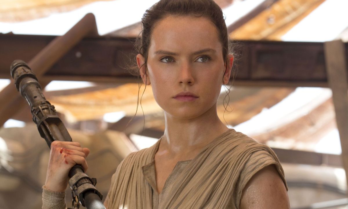 Daisy Ridley in The Force Awakens