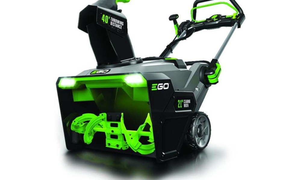 The EGO Power+ Cordless Snow Blower on a white background.