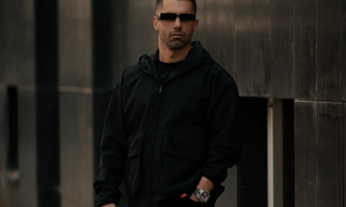 Man in all black