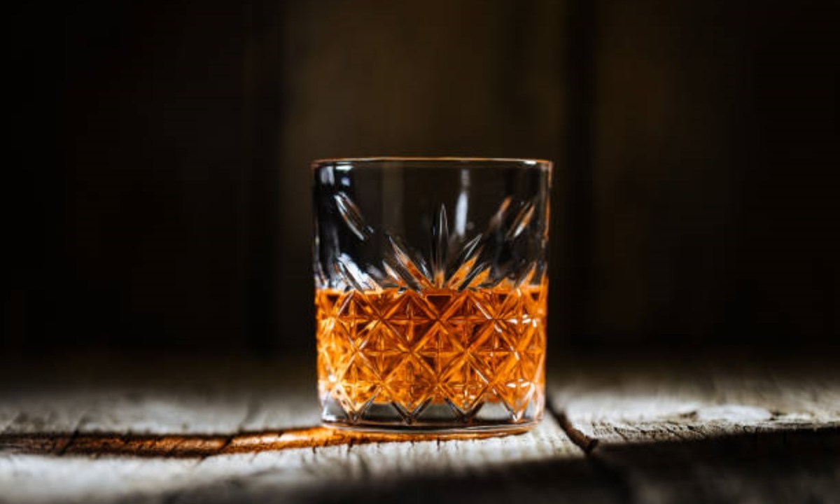 Whiskey in a glass