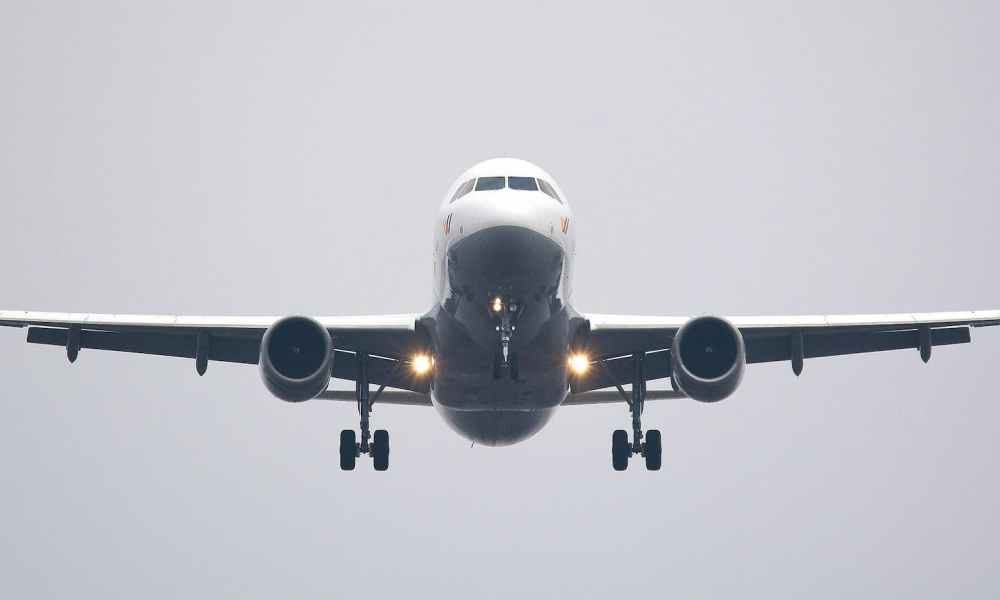 airplane in sky