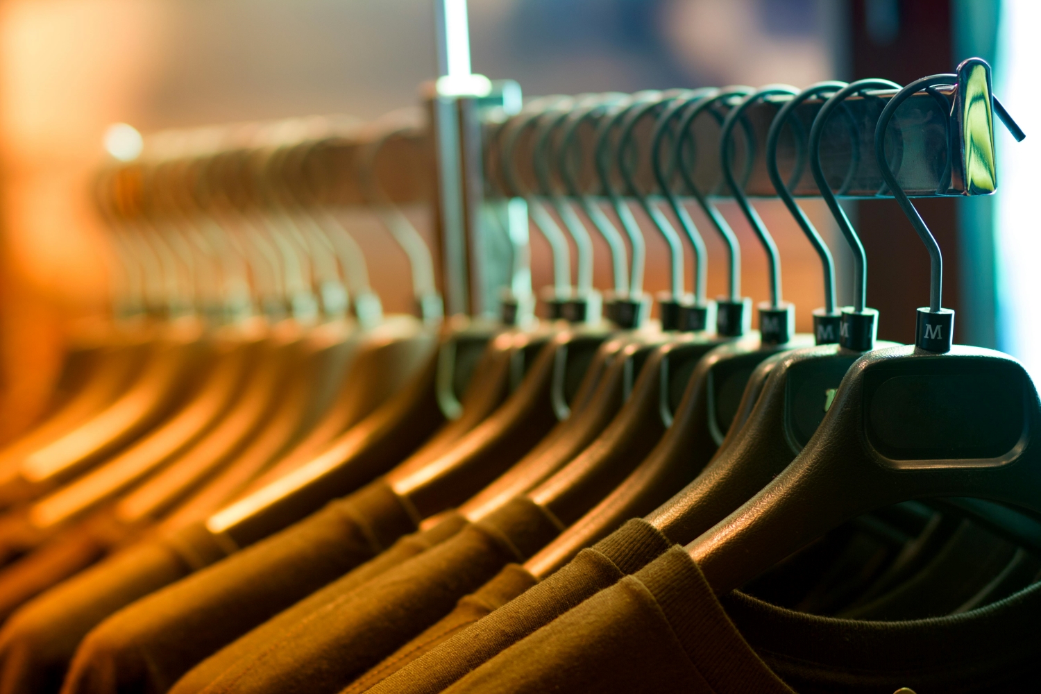 Hanging clothes