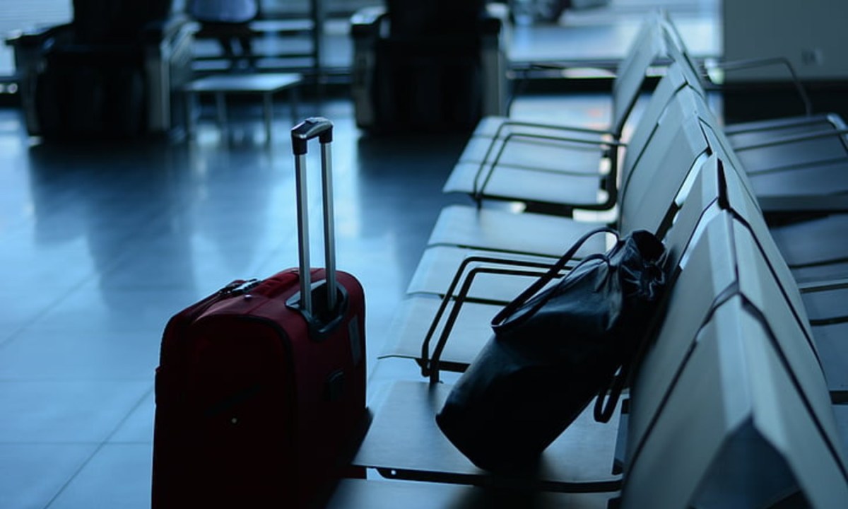 Luggage in airport
