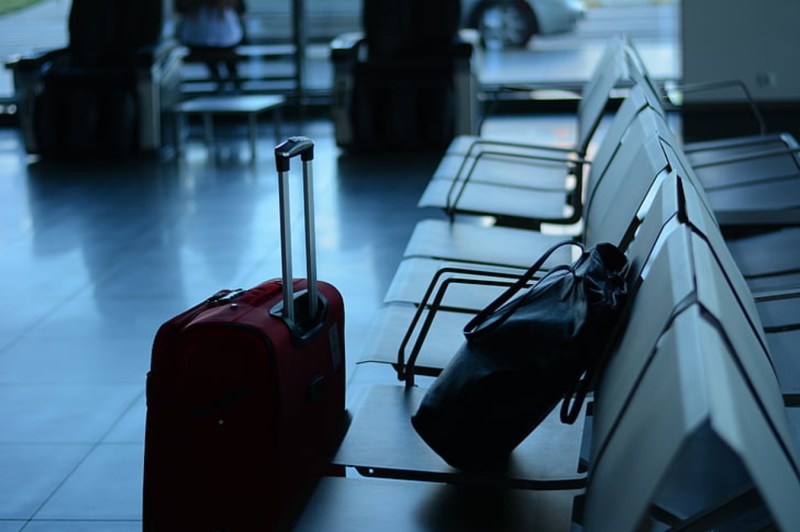 Luggage in airport