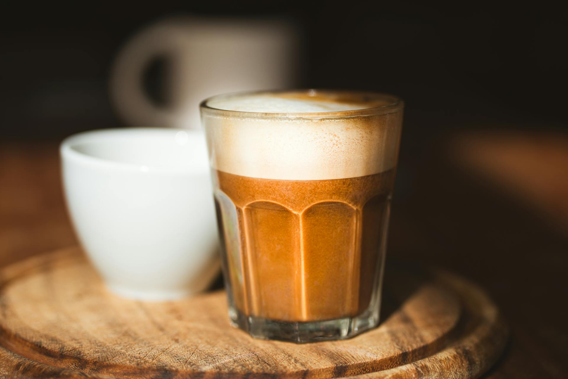 coffee with oat milk