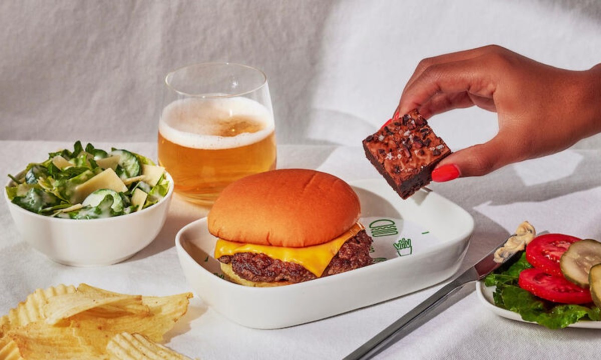 Delta Shake Shack meal