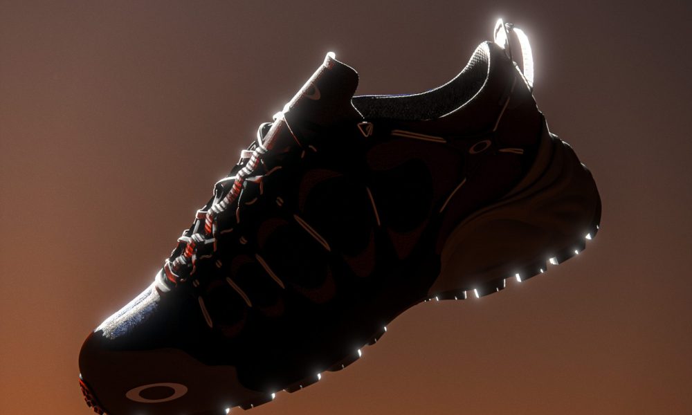 silhouette of a sneaker
