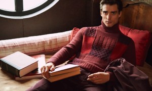 BUGATCHI Cabernet Edit Sweater