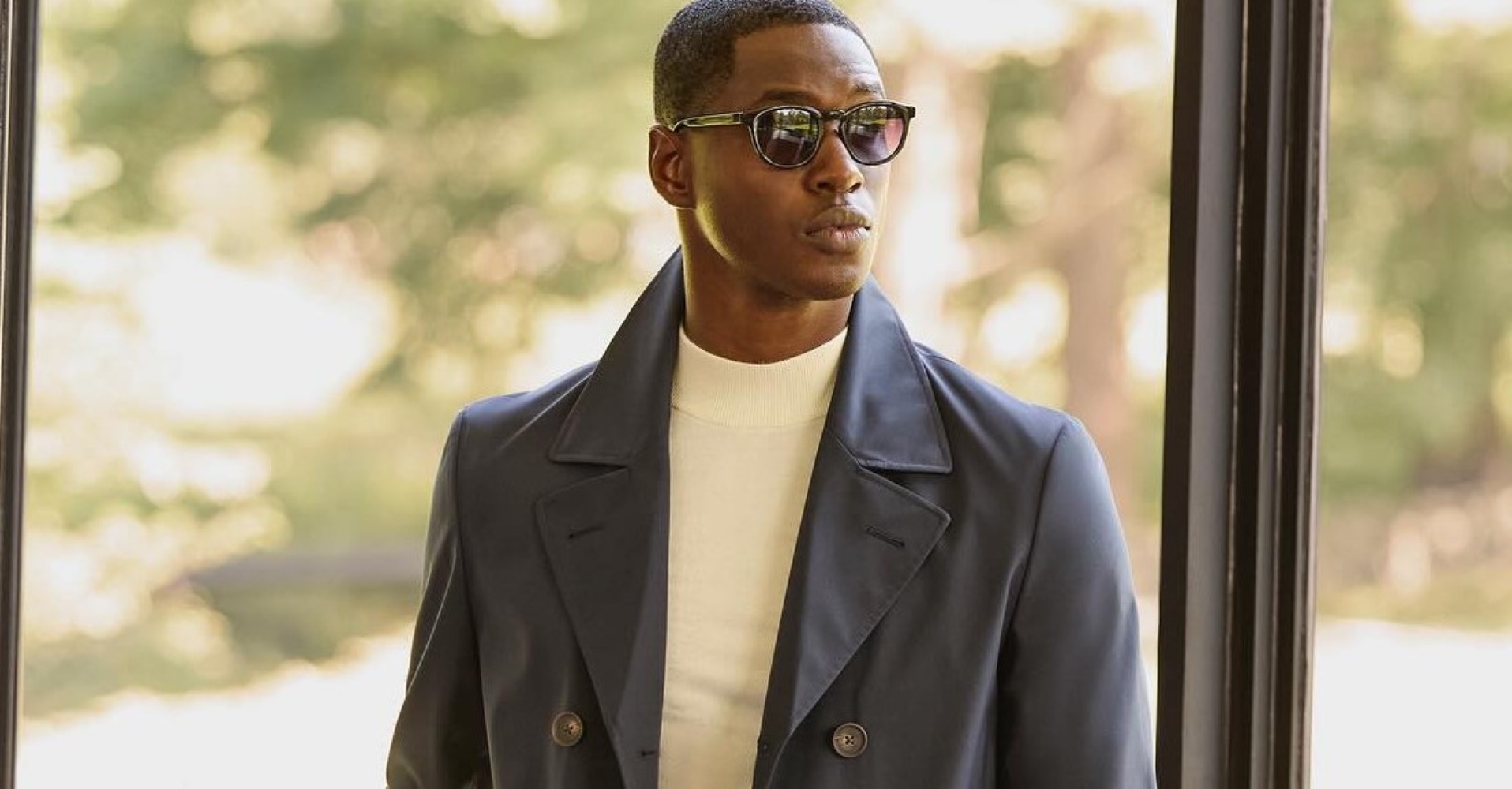perry ellis overcoat