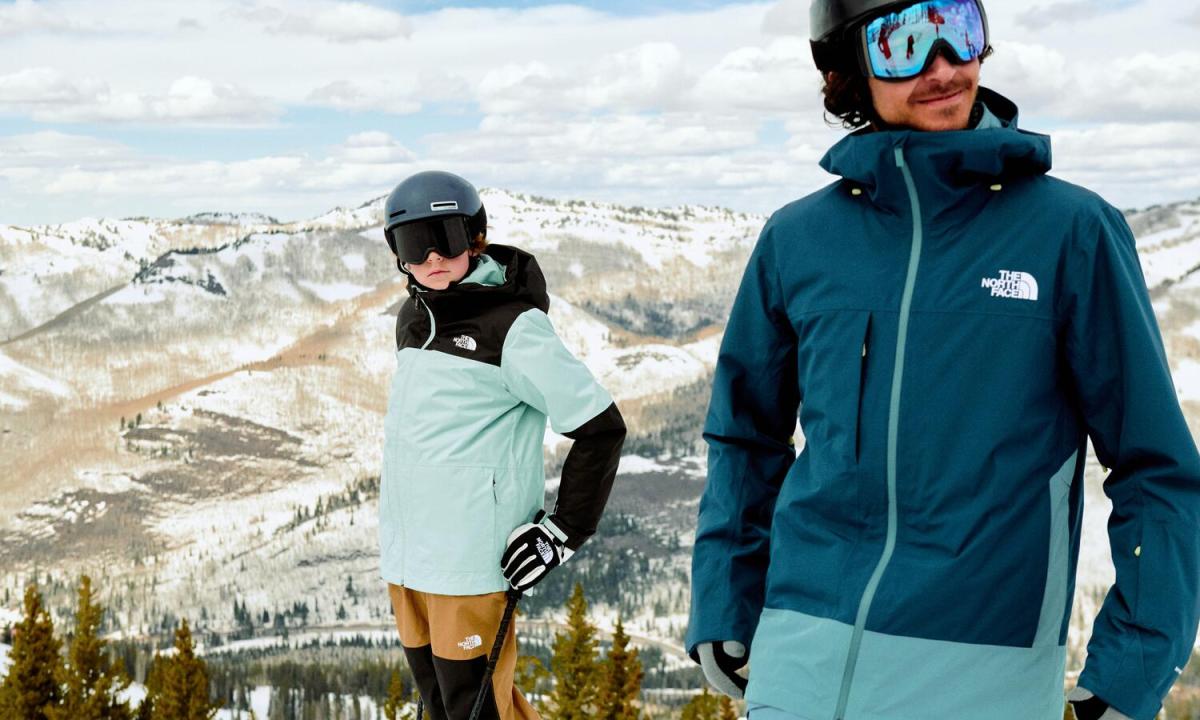 The North Face All Mountain Snow Tessier worn by adult and child while outdoors