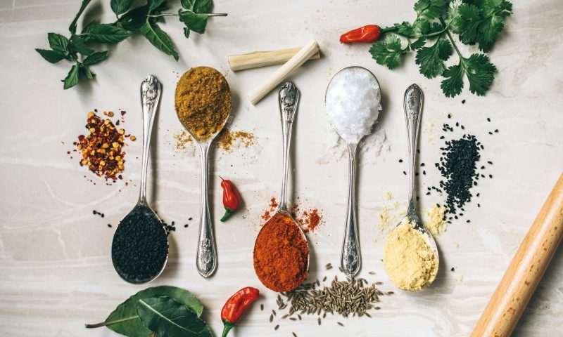 Spoons full of spices