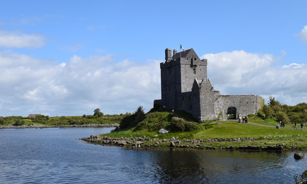 Dunguire Castle in Ireland