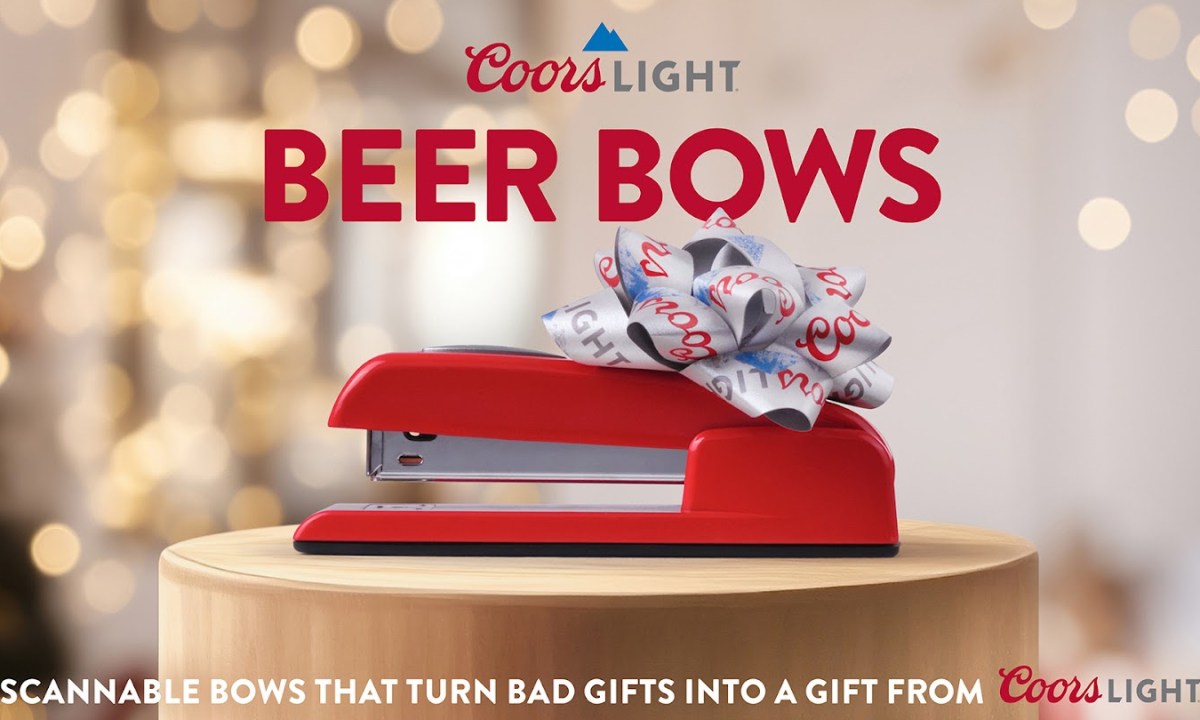 Coors beer bow.