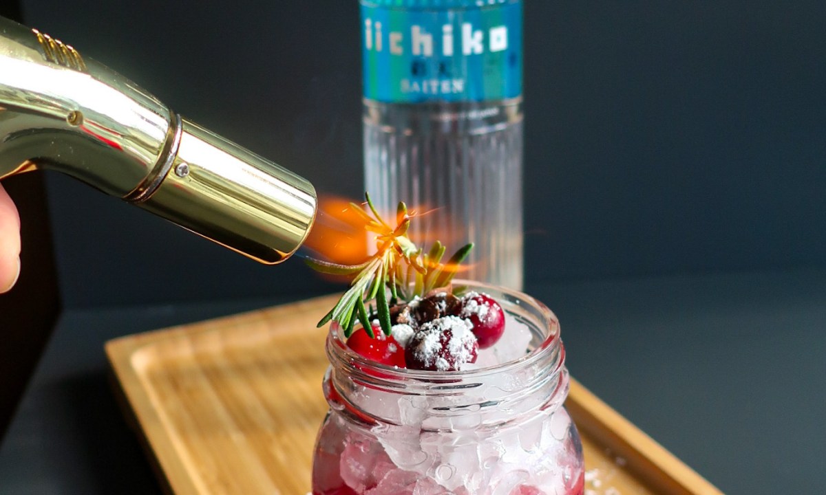 iichiko shochu cocktails home for the holidays