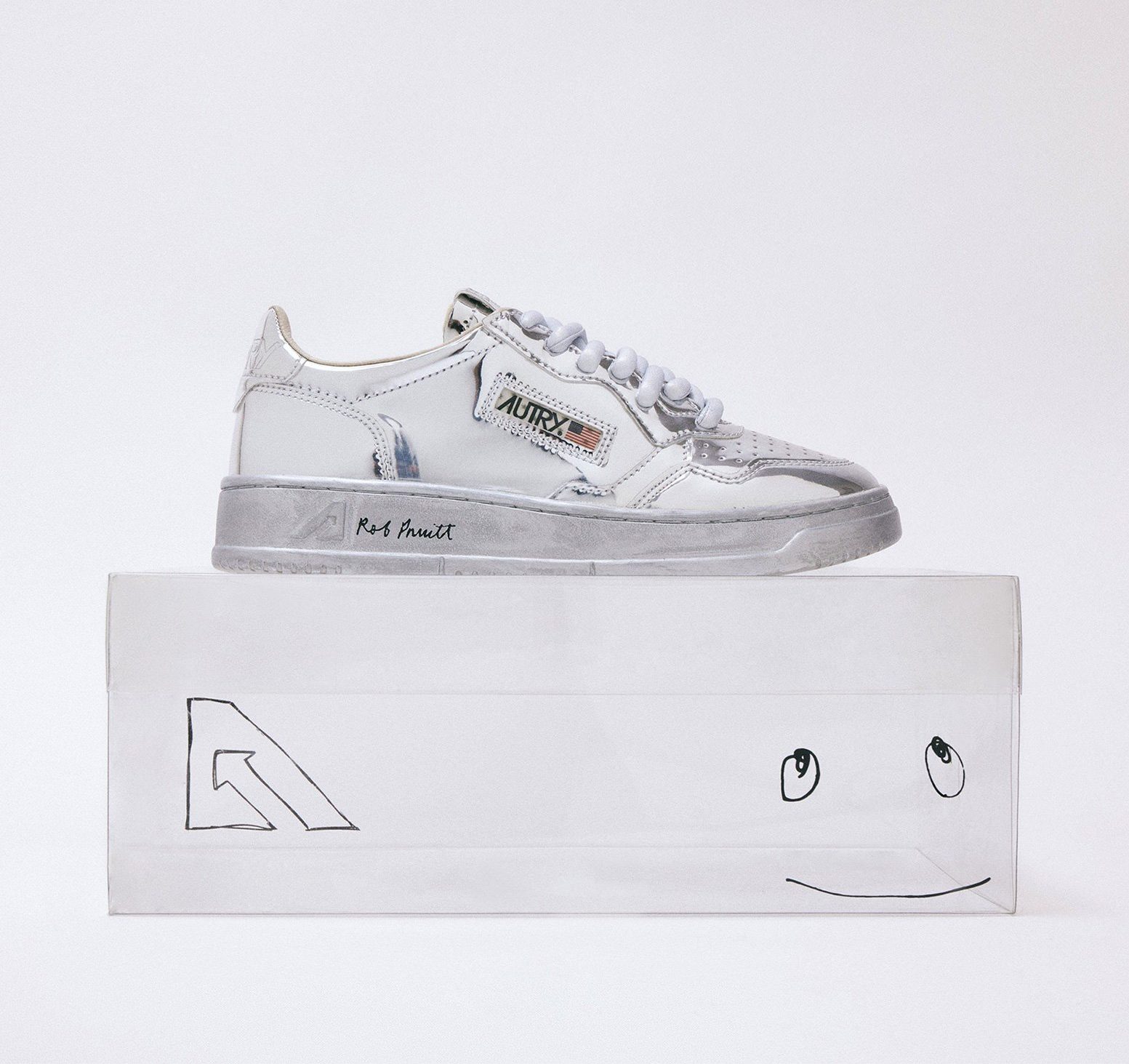 関税込 国内発送 [AUTRY] ROB PRUITTコラボ ロースニーカー sneakers_medalist_low_uomo_rob