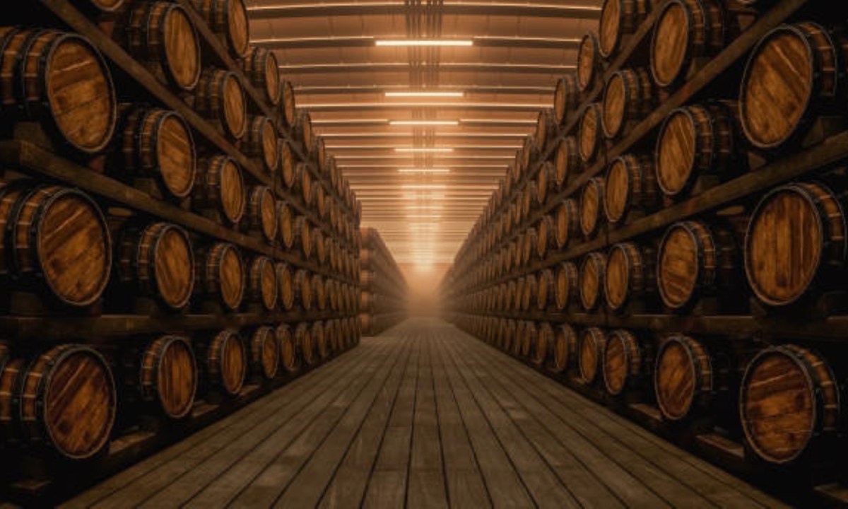Whiskey barrels