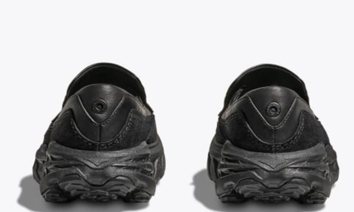 back heel photo of HOKA sneaker loafer
