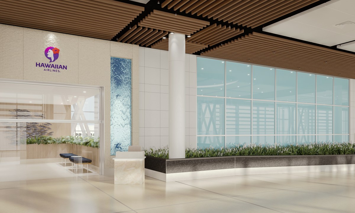 Hawaiian Airlines Lounge rendering