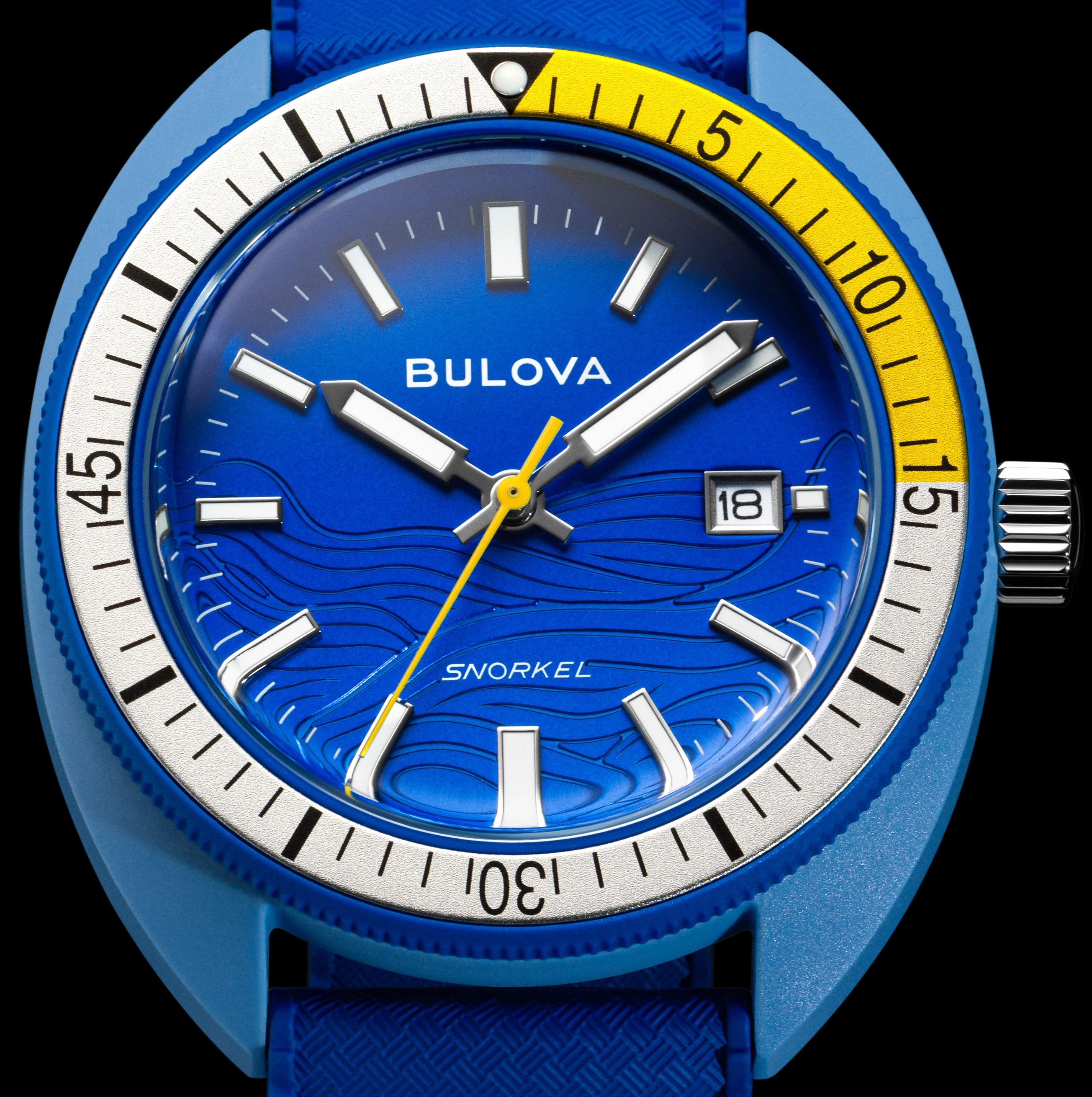 Bulova Men's Snorkel Blue Tang Fish main image 1