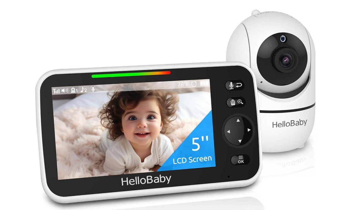 The HelloBaby baby monitor on a white background.