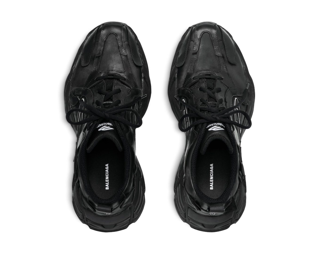 スニーカー BALENCIAGA Monday sneakers in smooth leather Monday leather sneakers in black - Balenciaga | Mytheresa