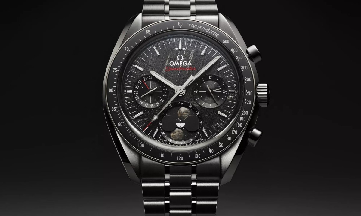 Omega Speedmaster Moonphase Meteorite