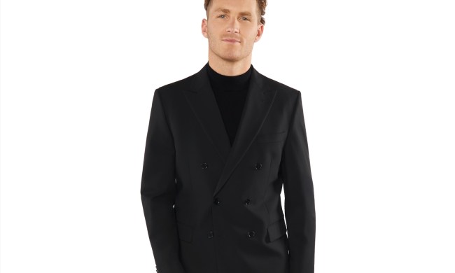 Perry Ellis x NHL black suit