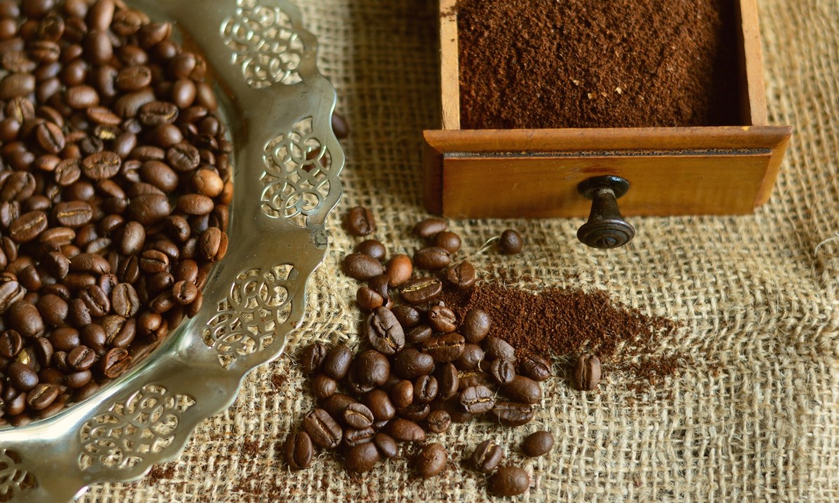 Whole beans and ground coffee