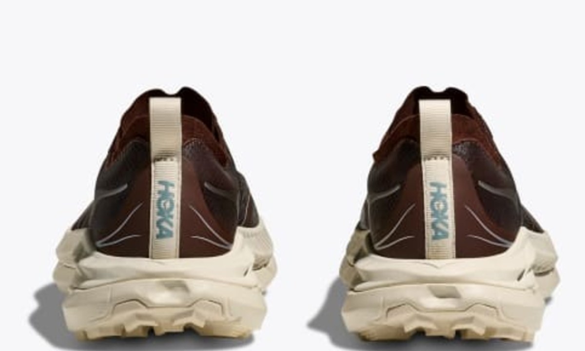 backside photo of HOKA mafate sneaker