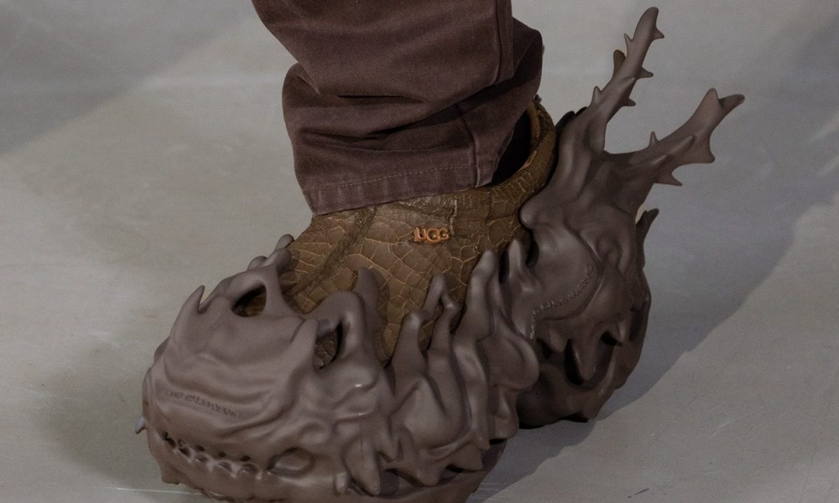 brown feng chen wang shoes on runway