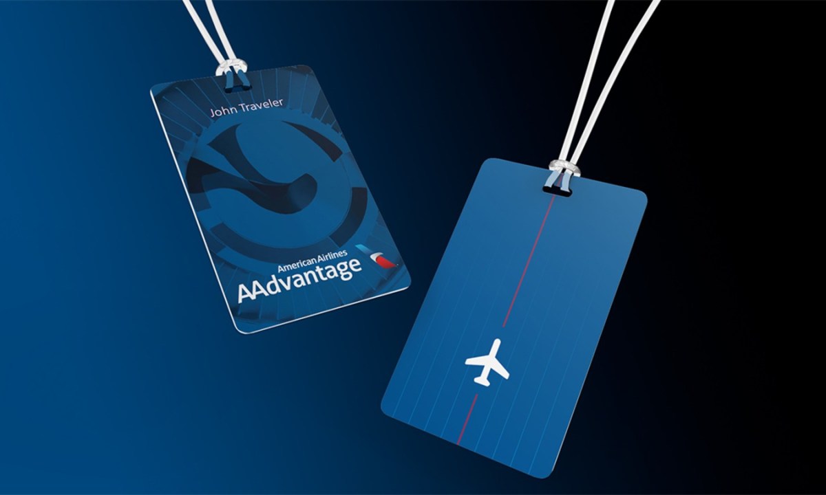 AAdvantage luggage tag