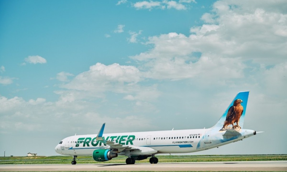 frontier airlines gowild pass sale aircraft on tarmac