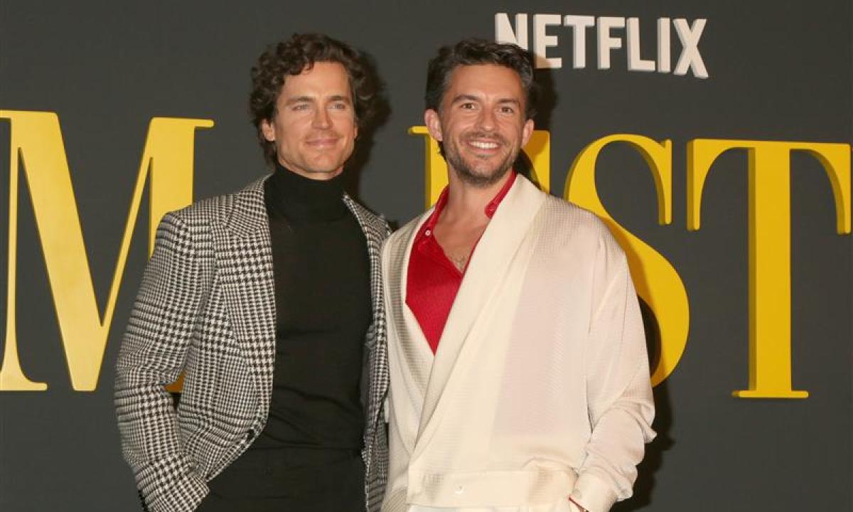 Jonathan Bailey hits the red carpet in style with Matt Bomer