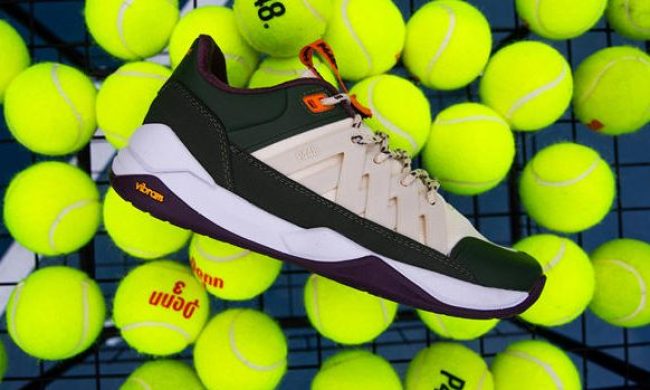 p448 sneaker on tennis balls