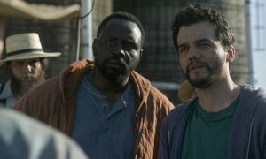 Brian Tyree Henry and Wagner Moura in Dope Thief season 1