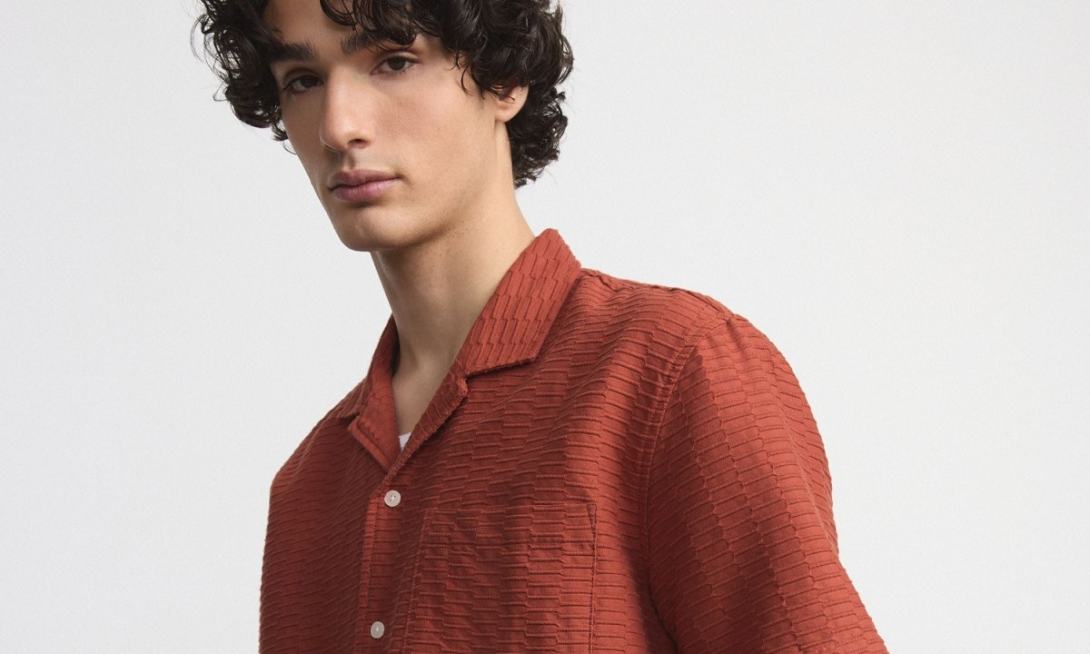Frank And Oak Cam Collar red