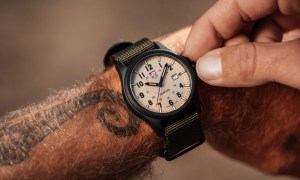 Luminox watch on wrist