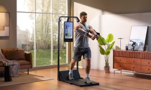 Speediance Gym Monster Man exercising with rope cables