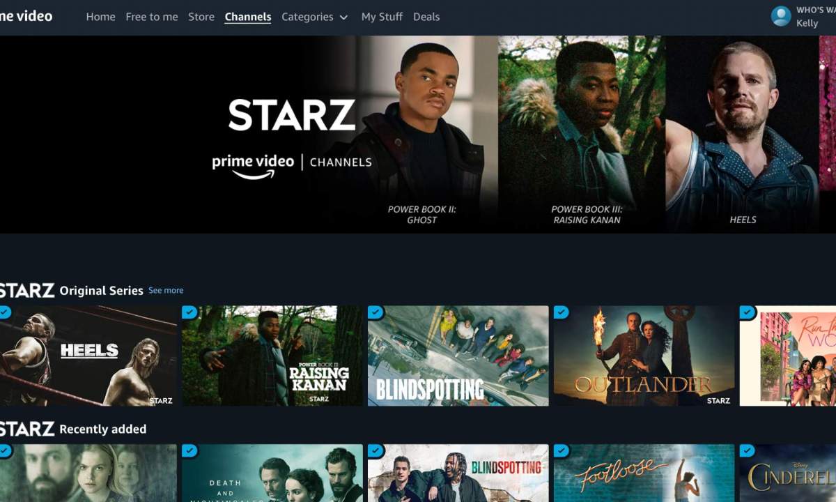 Starz on Prime Video