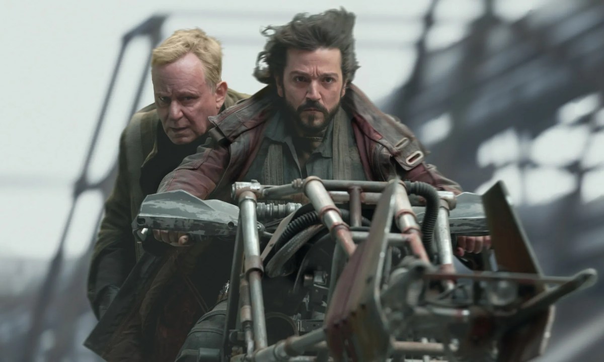 Stellan Skarsgard and Diego Luna in Andor
