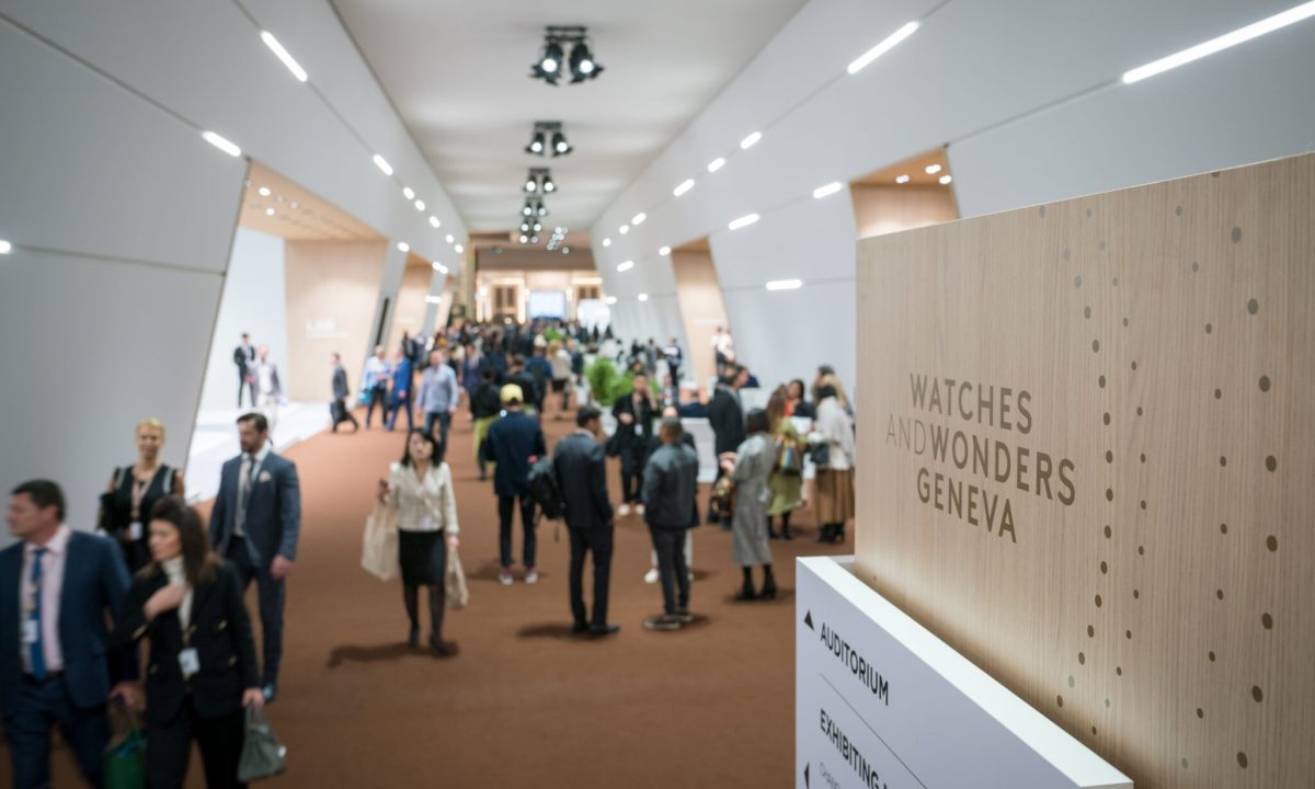Watches & Wonders event with crowd