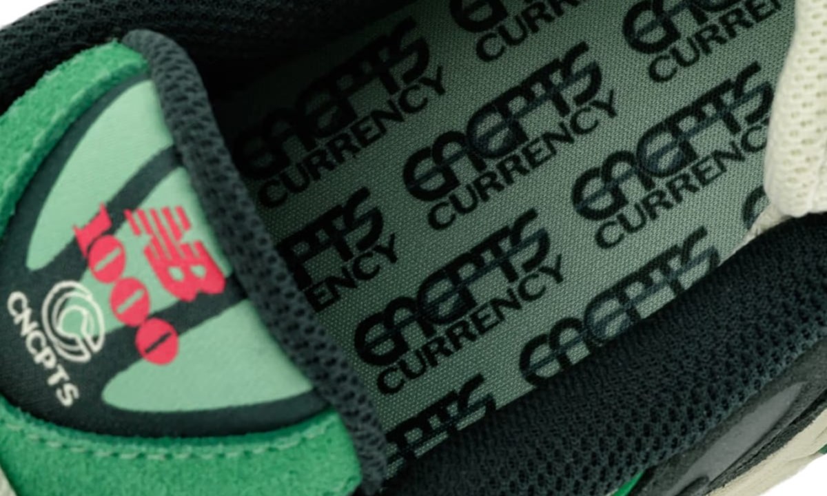 inside sole of new balance cncpts sneaker
