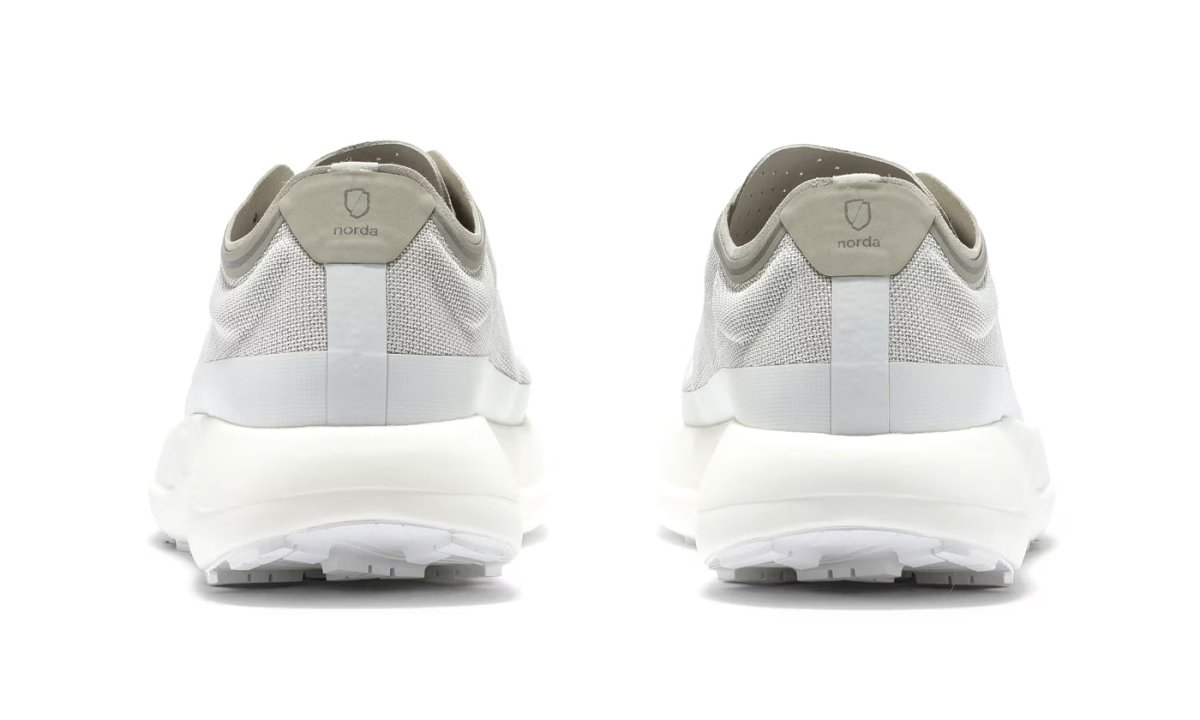 back heel photo of norda sneakers