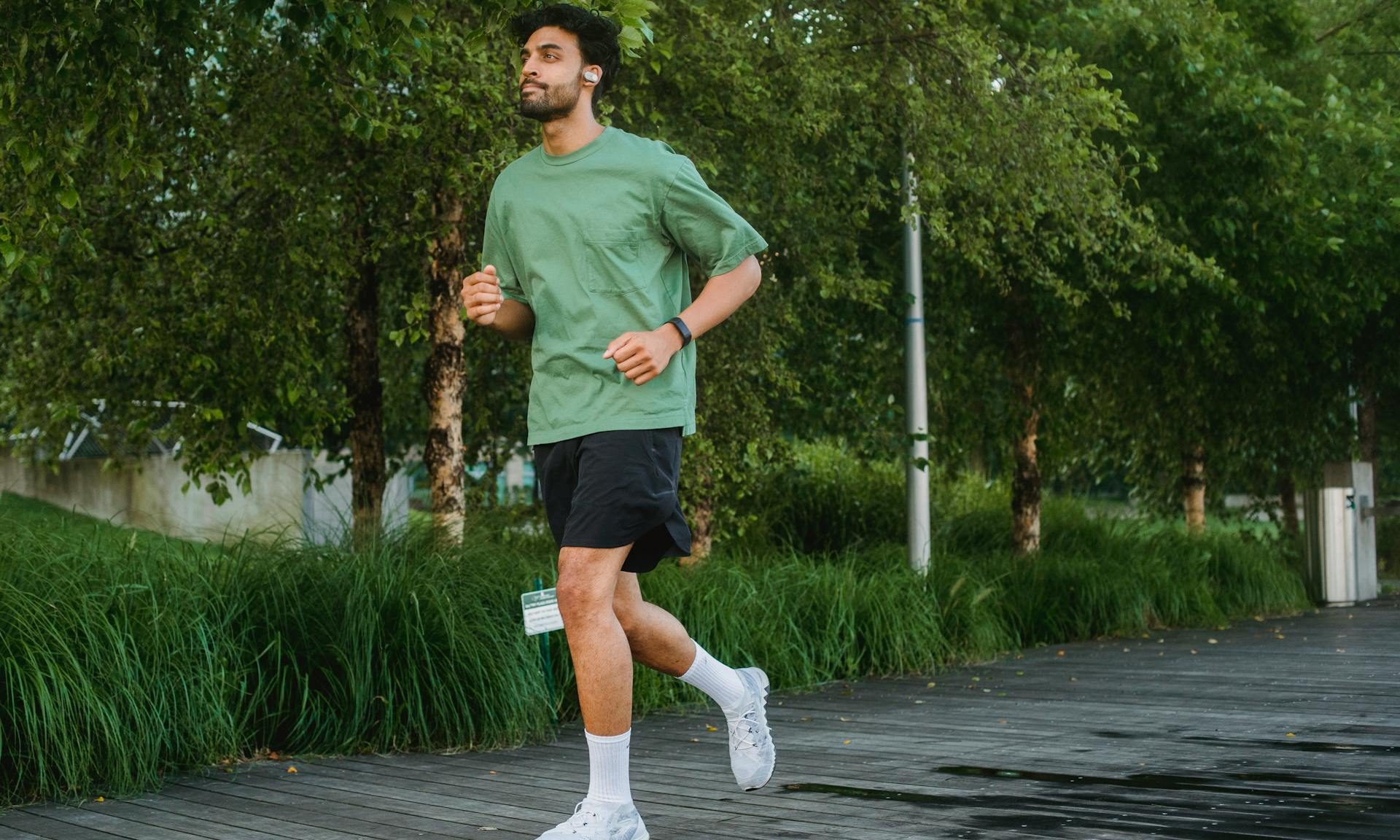 man running outdoor