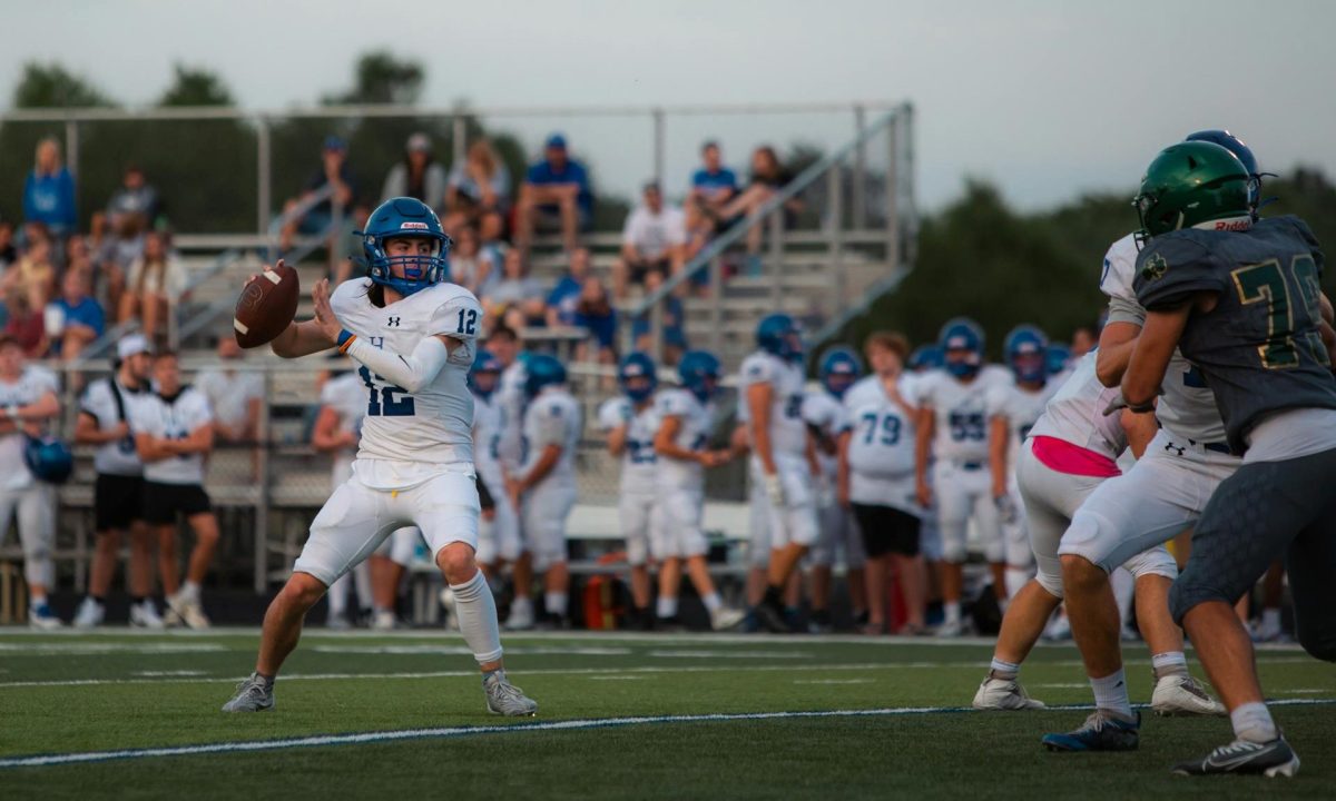 teenage football team high school athlete