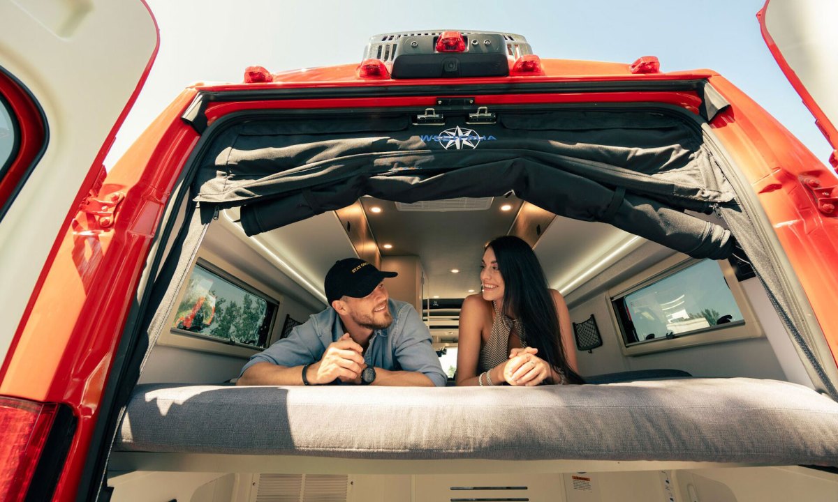 westfalia wave srt campervan couple hero