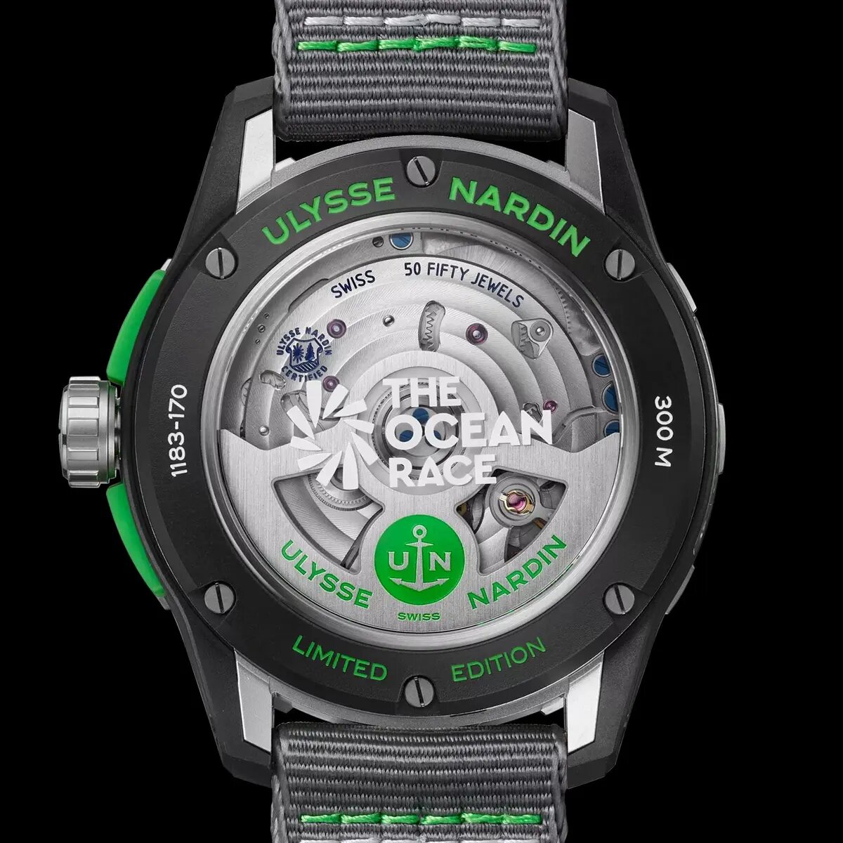 DIVER .THE OCEAN RACE up close